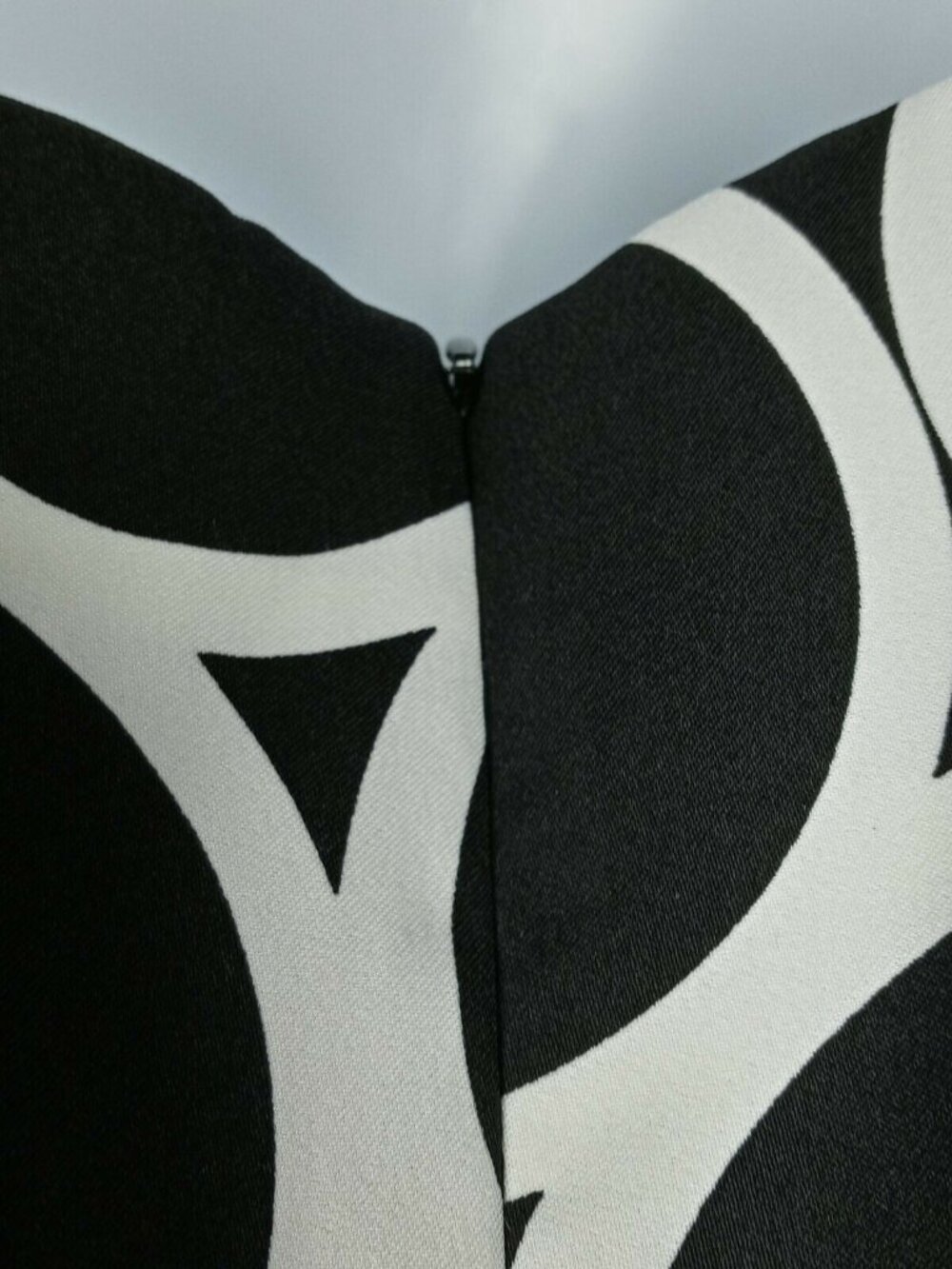London Times Mod Summer Dress 6 Black White Sheath Retro Inspired Polished Chic - Picture 5 of 7